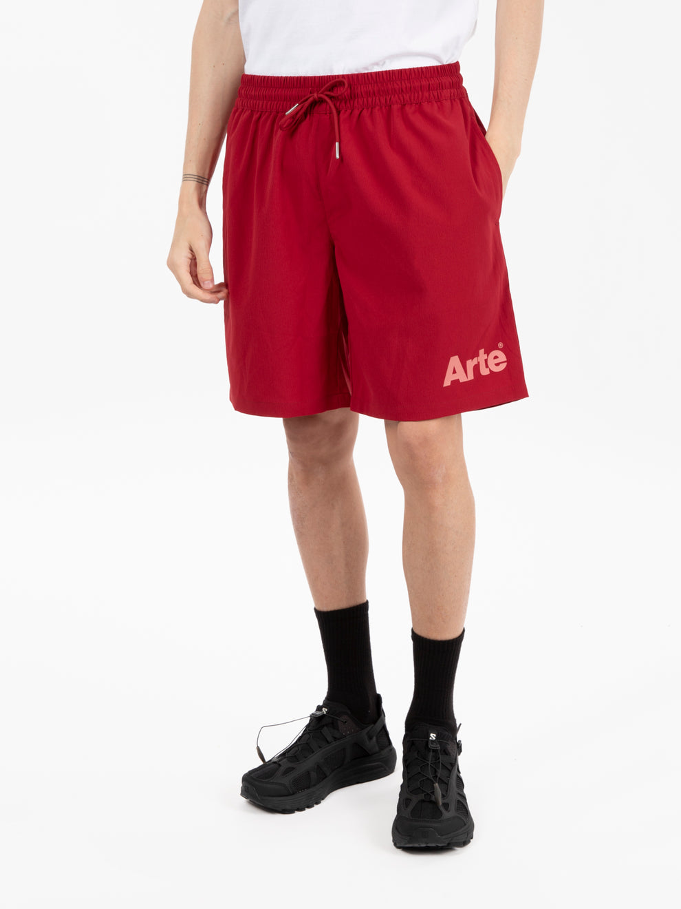 Samuel burgundy shorts