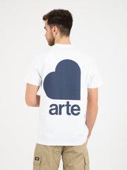 ARTE - T-shirt Taut back hearth white