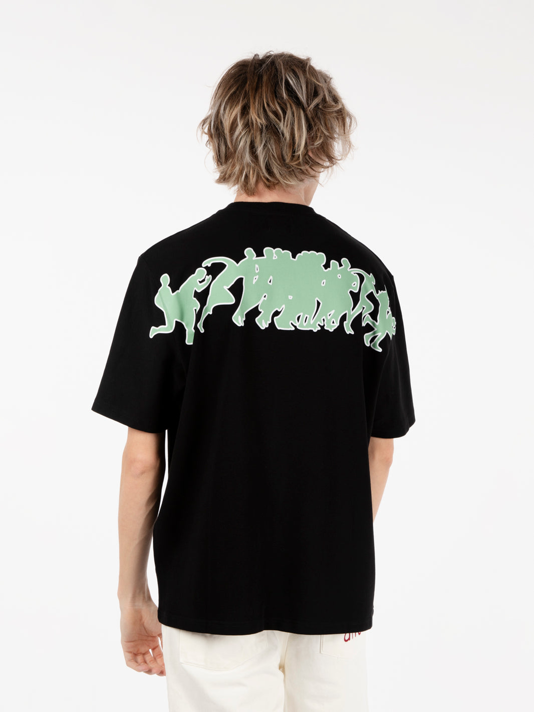 Teo multi runner black t-shirt