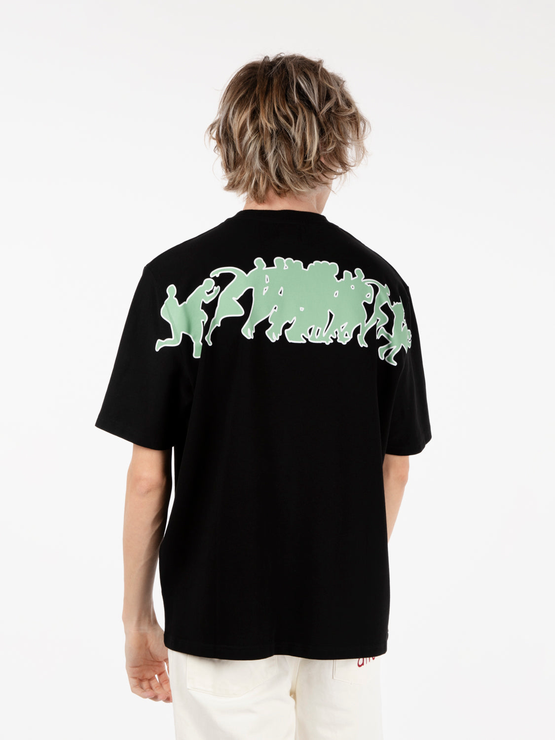 Teo multi runner black t-shirt
