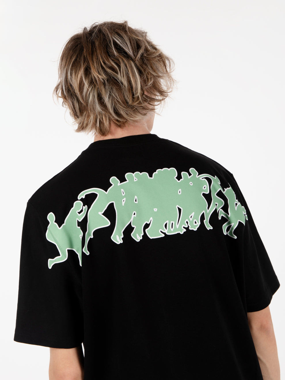 Teo multi runner black t-shirt
