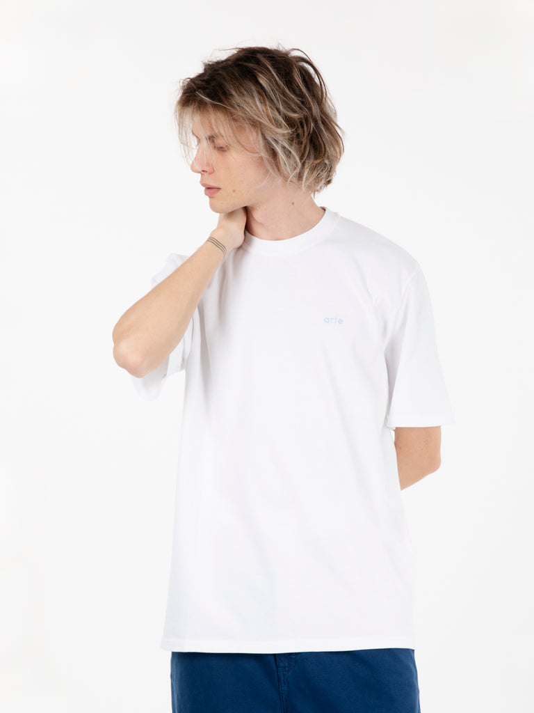 ARTE - T-shirt Teo back multi runner white