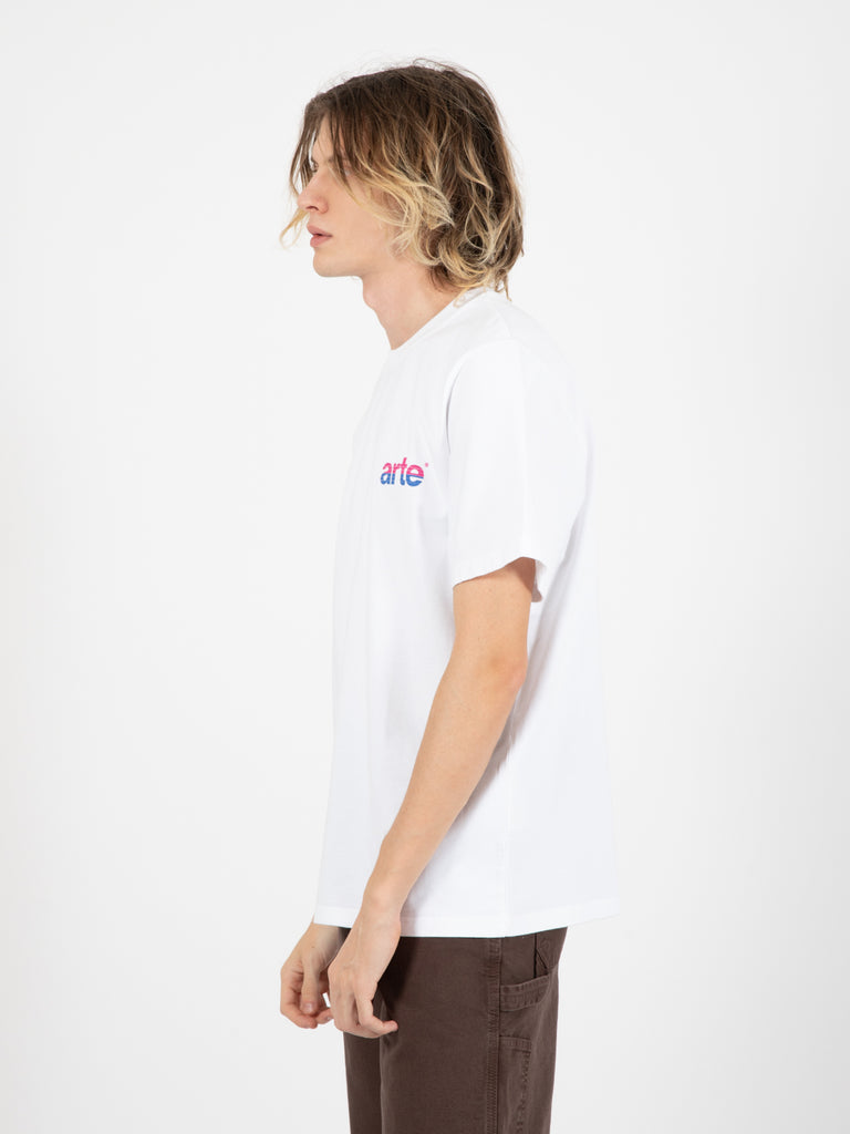 ARTE - T-Shirt Tommy Back Graphic White