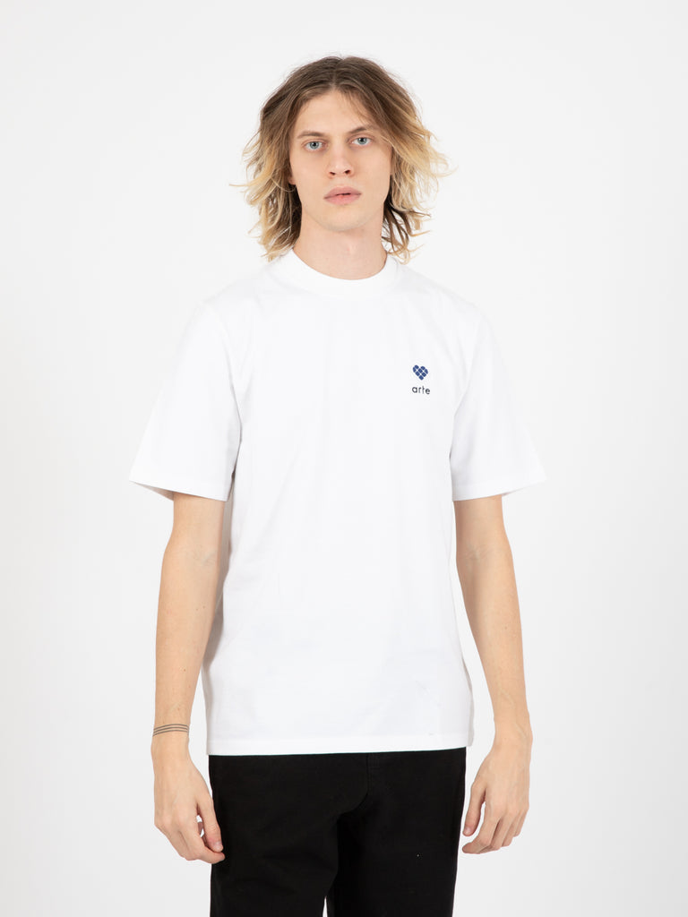 ARTE - T-Shirt Tommy Heart Patch White