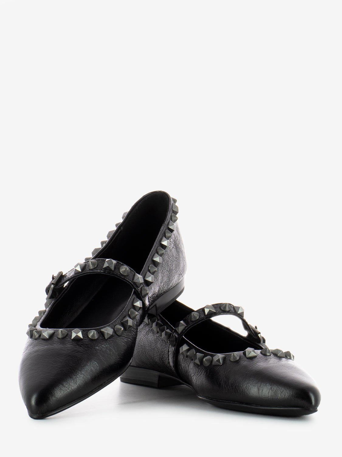 Beatnik Ballerina with carbon black studs