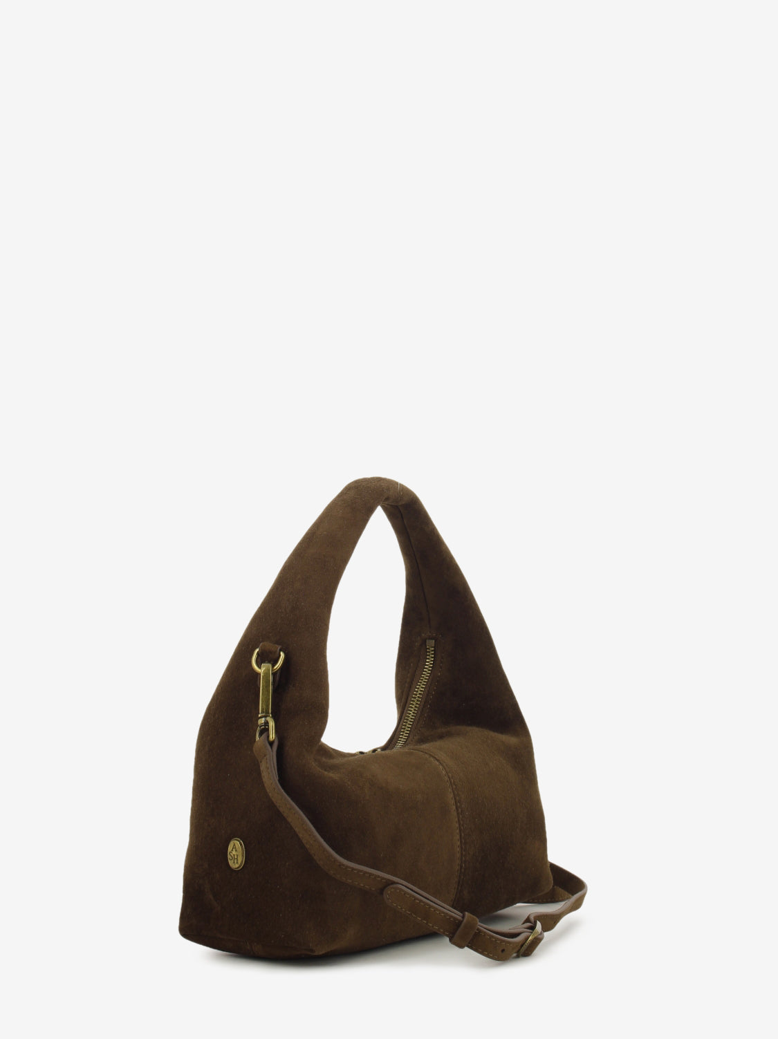 Borsa in suede Hazel mink