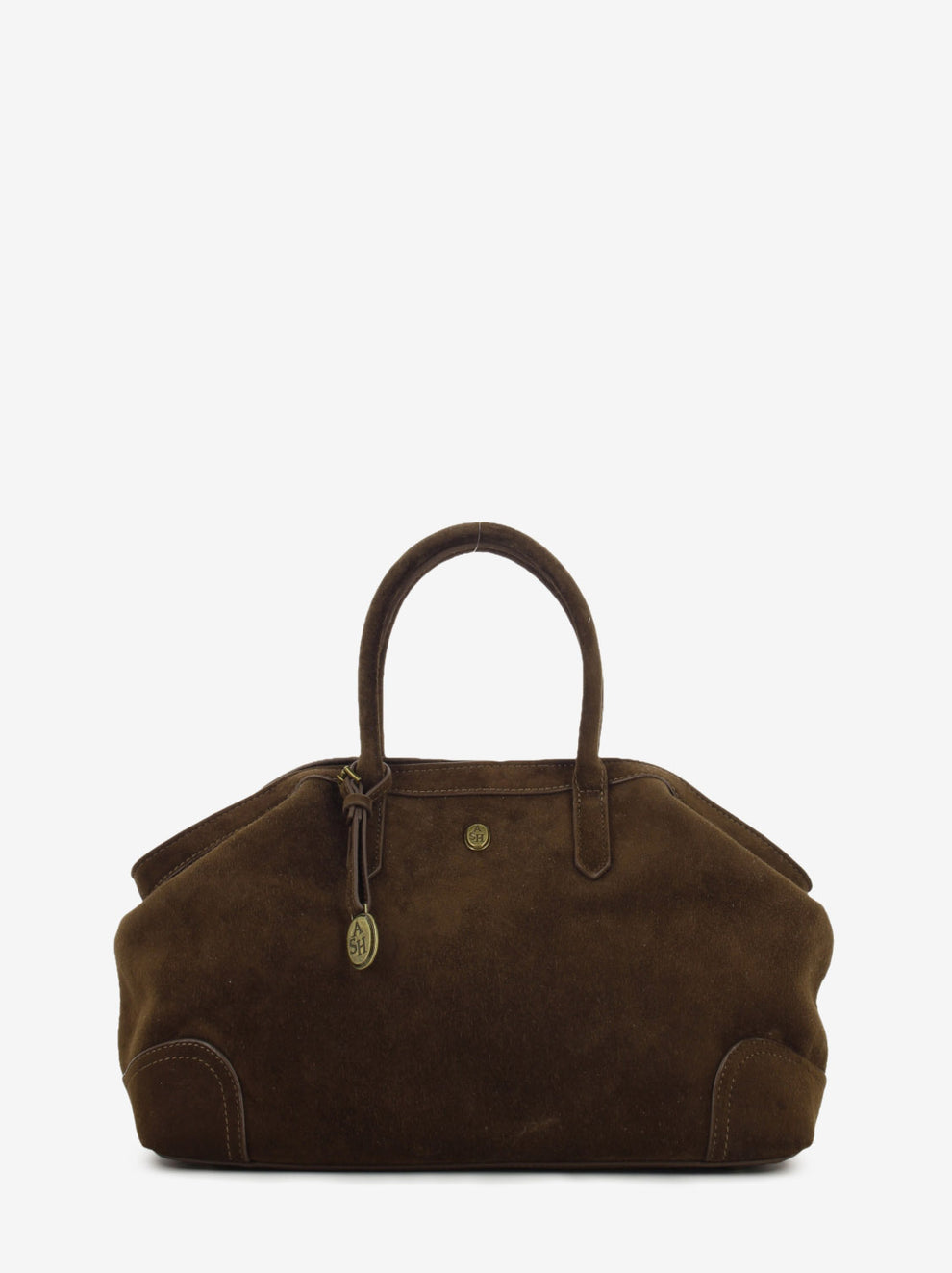 Borsa media Justine suede mink