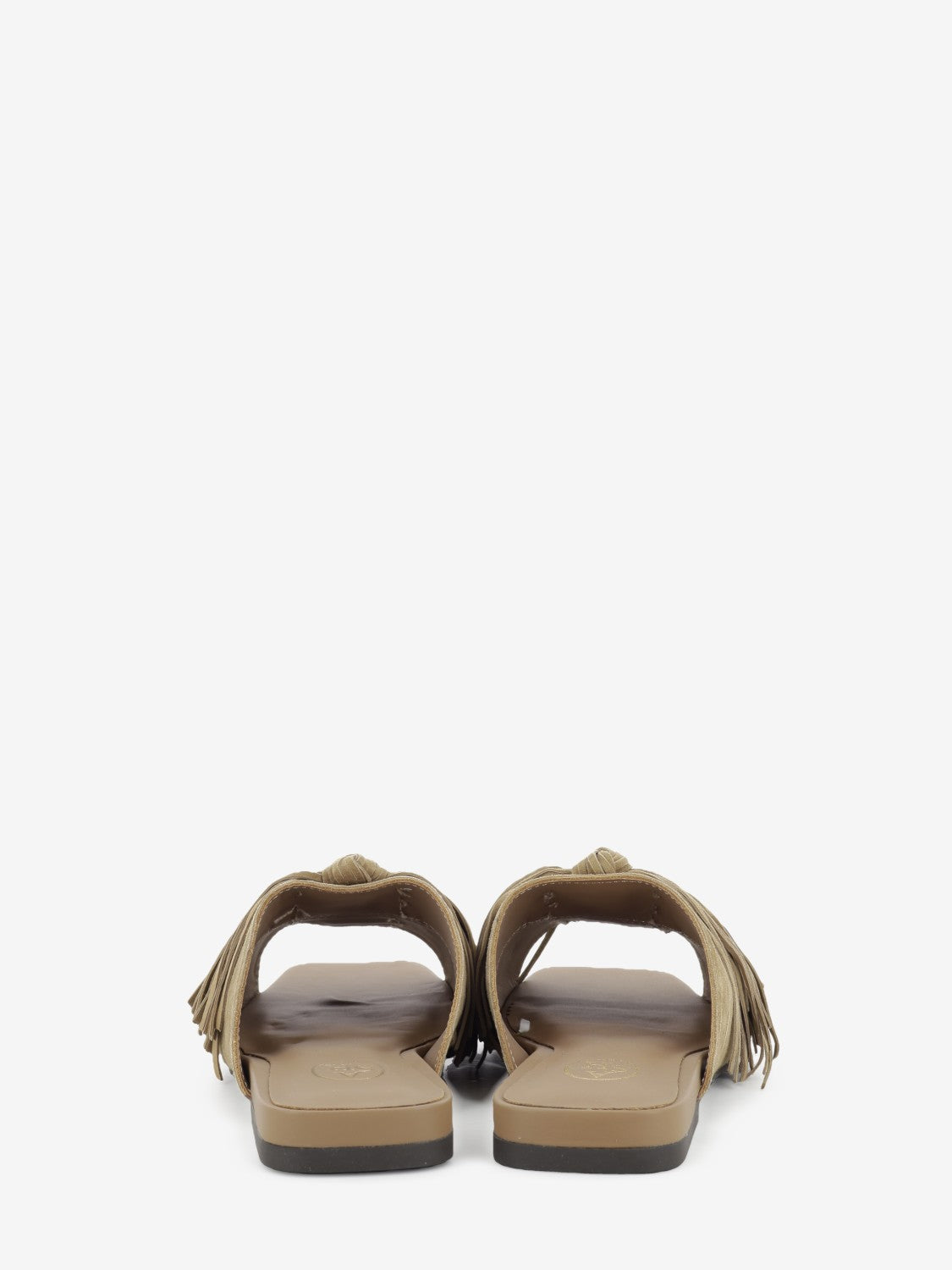 Moka mou fringed suede slipper
