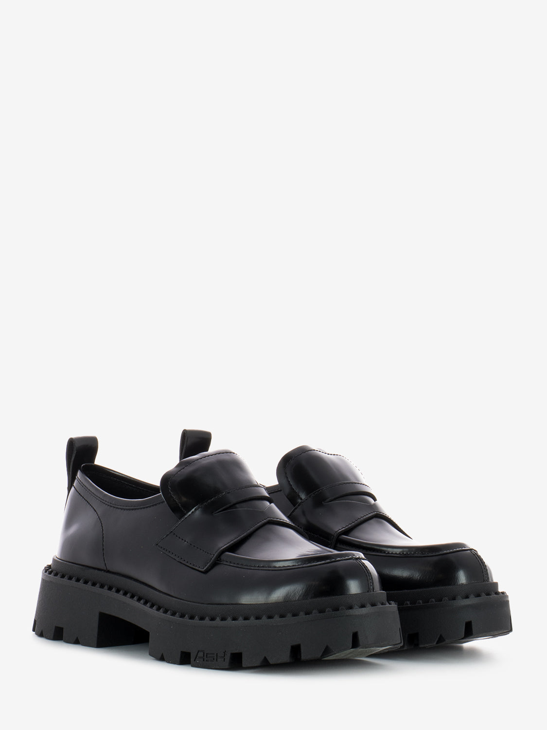 Mocassini Genial Stud polish calf black