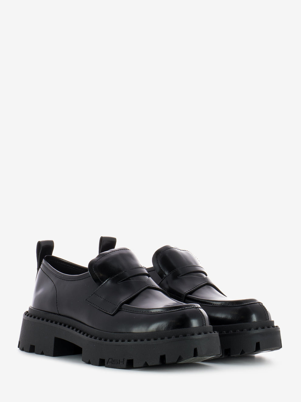 Mocassini Genial Stud polish calf black