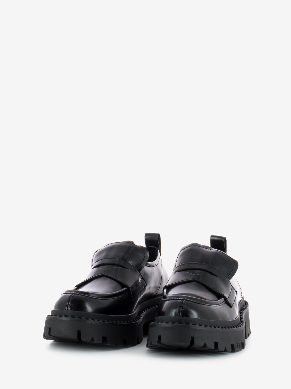 Mocassini Genial Stud polish calf black