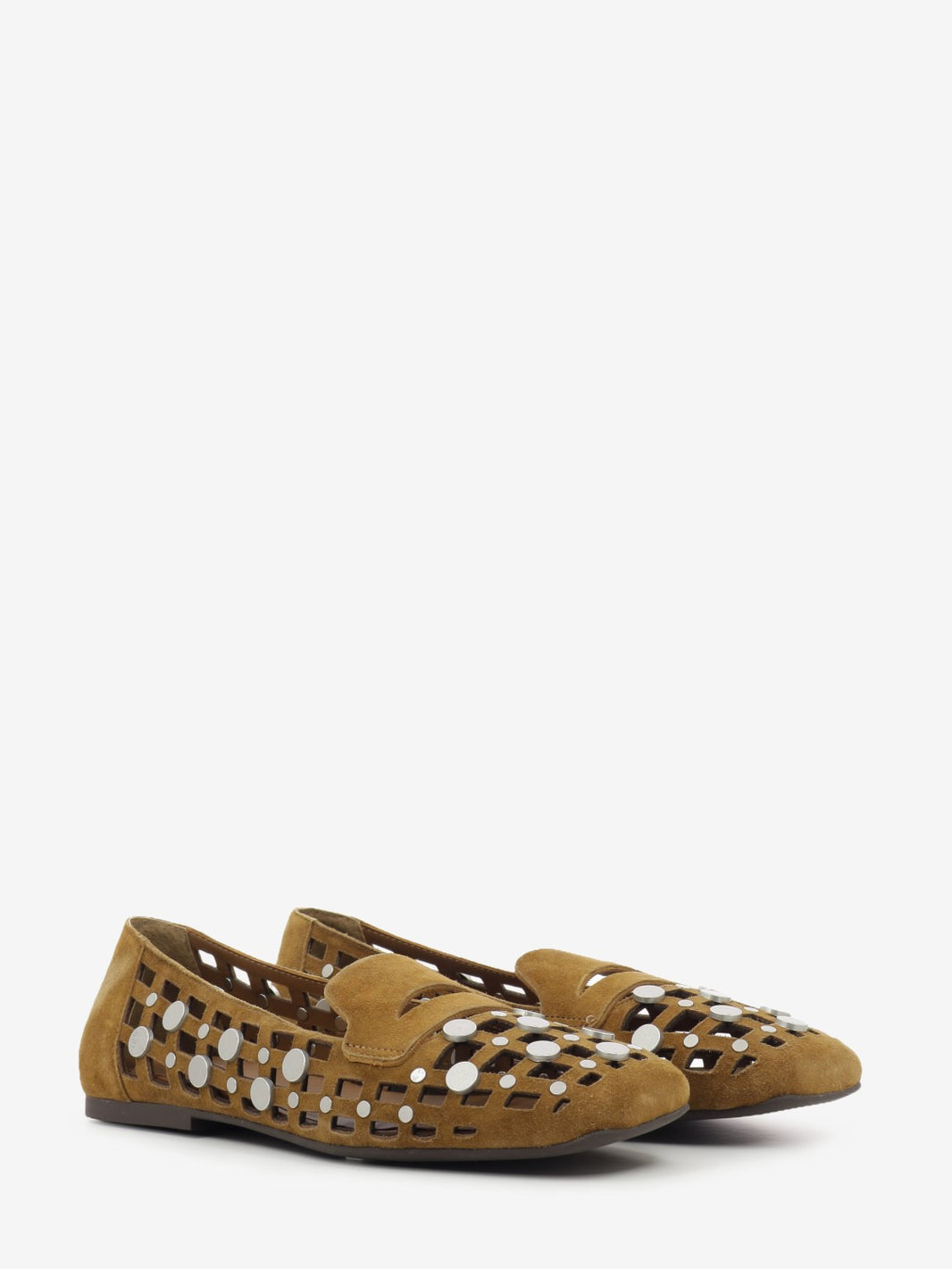 MOCASSINO STUDS CASHMERE SADDLE BALI03