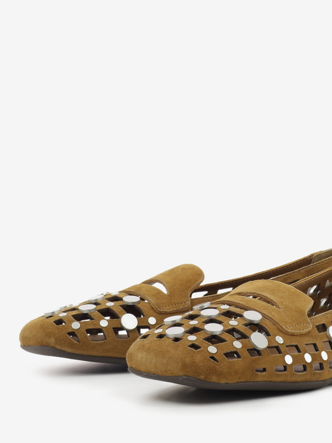MOCASSINO STUDS CASHMERE SADDLE BALI03