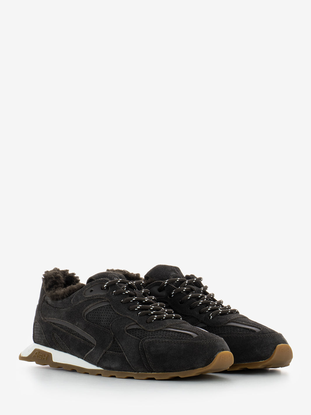 Sneakers calf suede brown