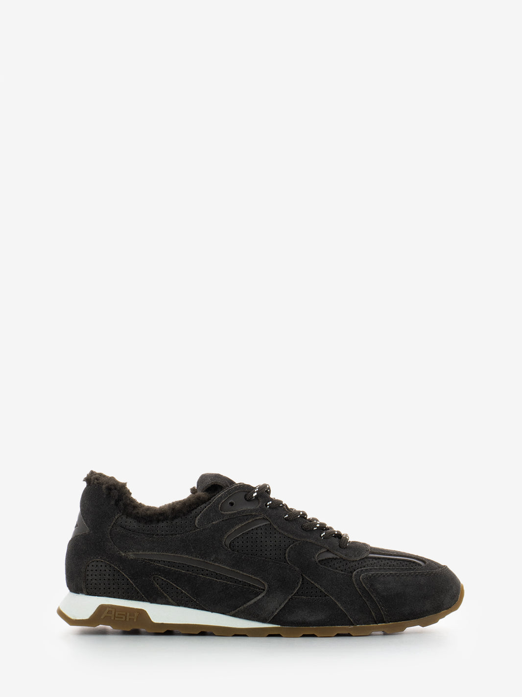 Sneakers calf suede brown