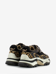 ASH - Sneakers Cycle Addict 04 black / leopard / brown