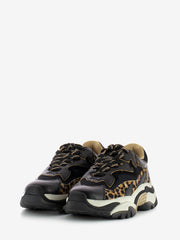 ASH - Sneakers Cycle Addict 04 black / leopard / brown