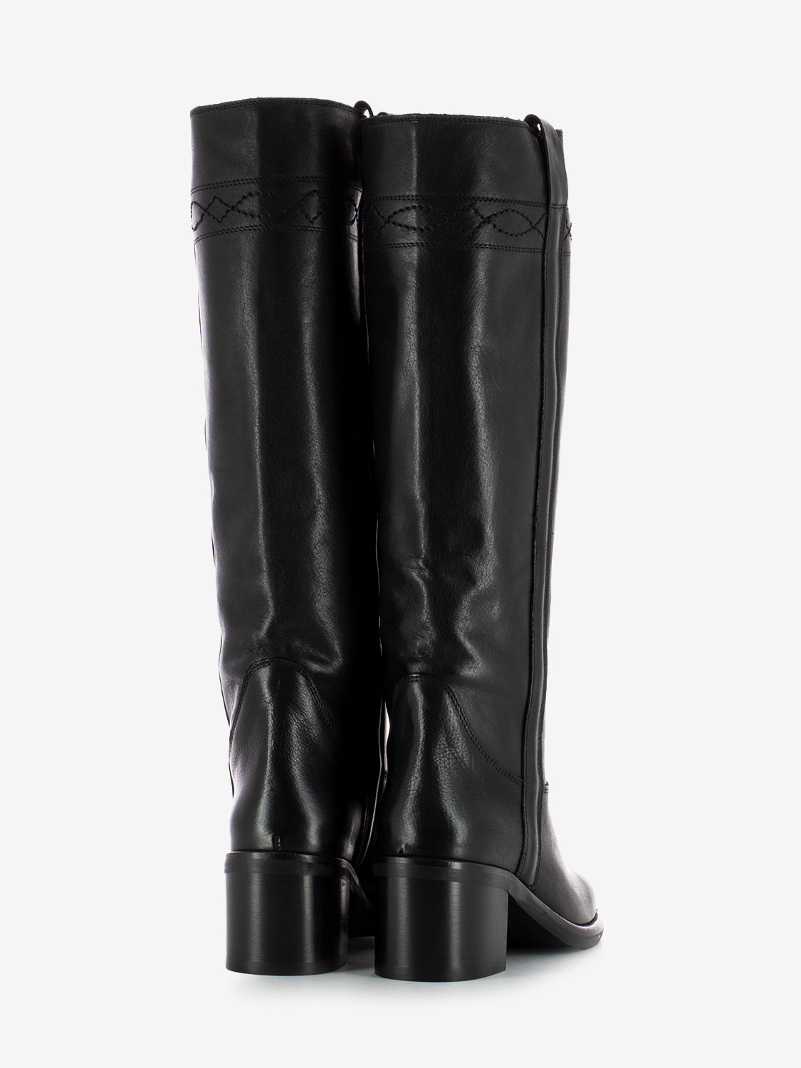 Stivali in pelle calf black