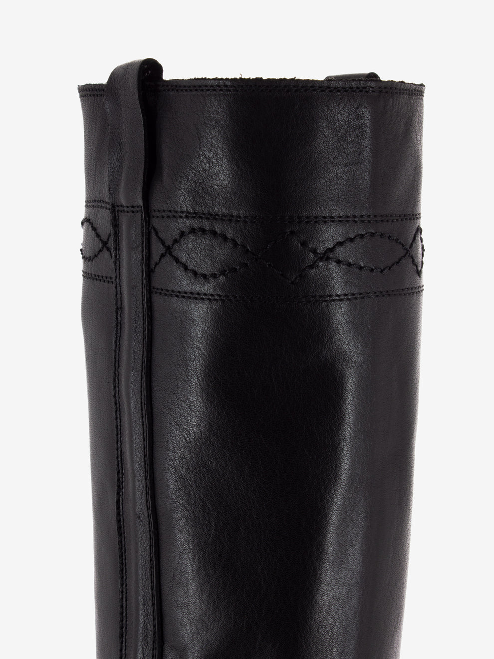 Stivali in pelle calf black