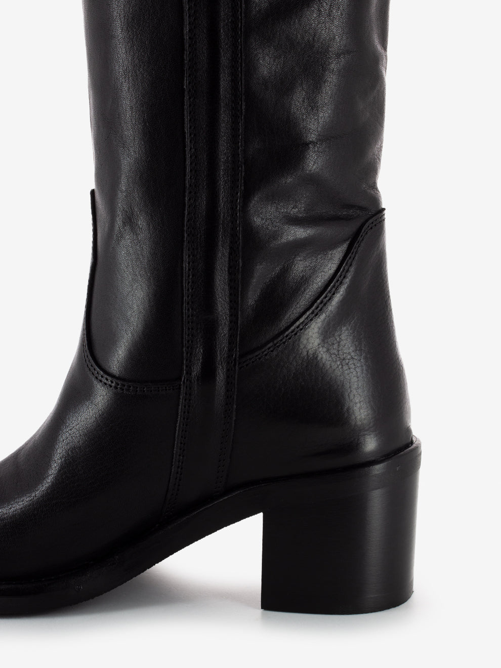 Stivali in pelle calf black