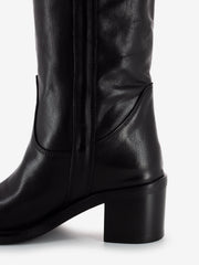 ASH - Stivali in pelle calf black