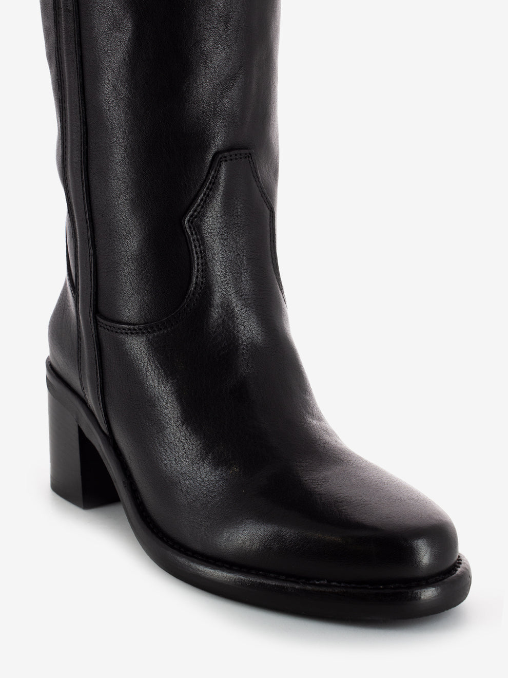 Stivali in pelle calf black