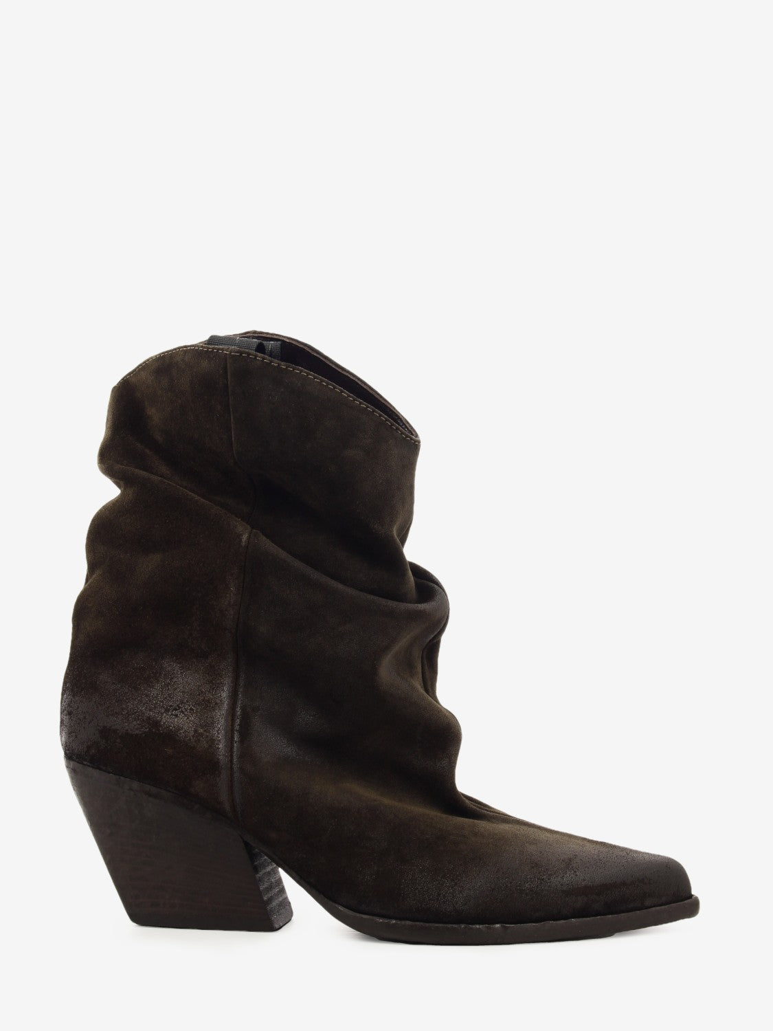 Texano medio Velour suede marrone