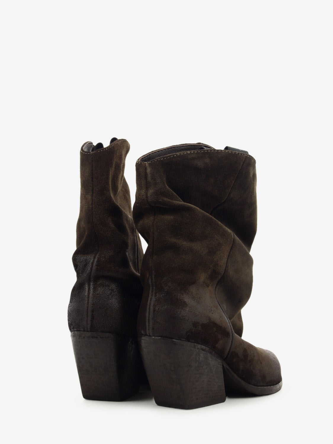 Texano medio Velour suede marrone