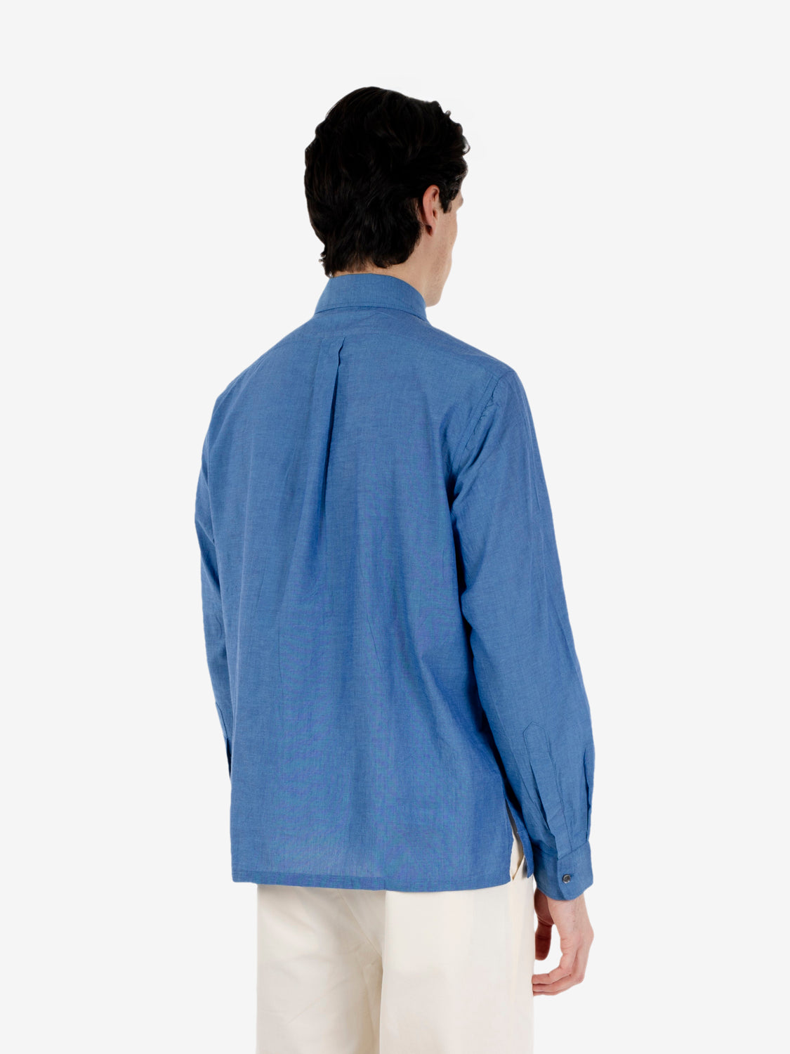 Camicia button-down Drops bluette