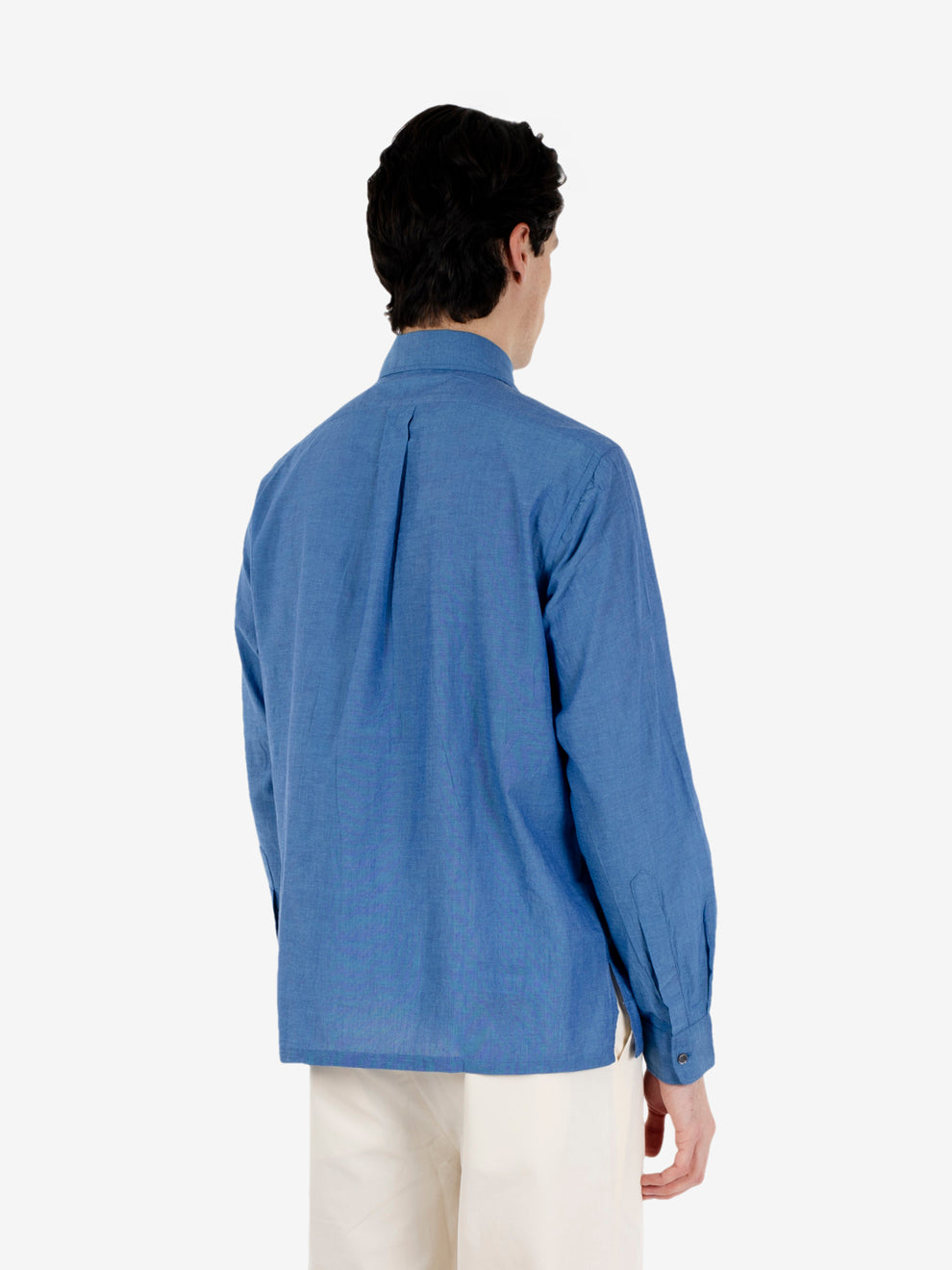Camicia button-down Drops bluette