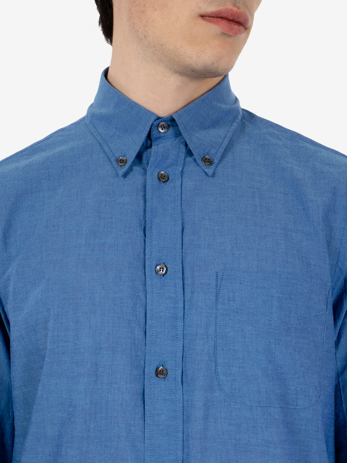 Camicia button-down Drops bluette