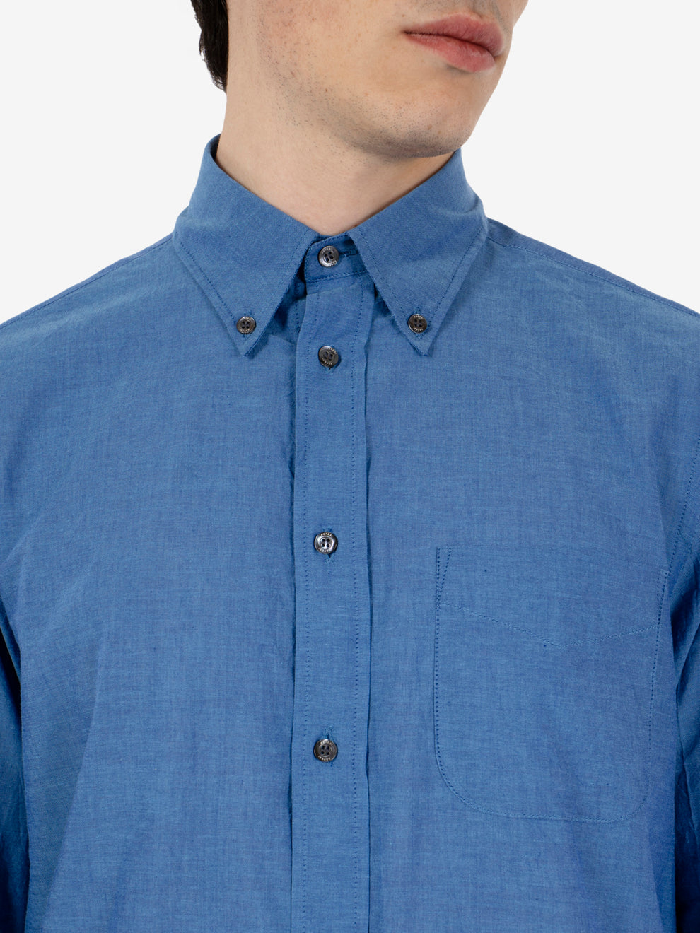 Camicia button-down Drops bluette