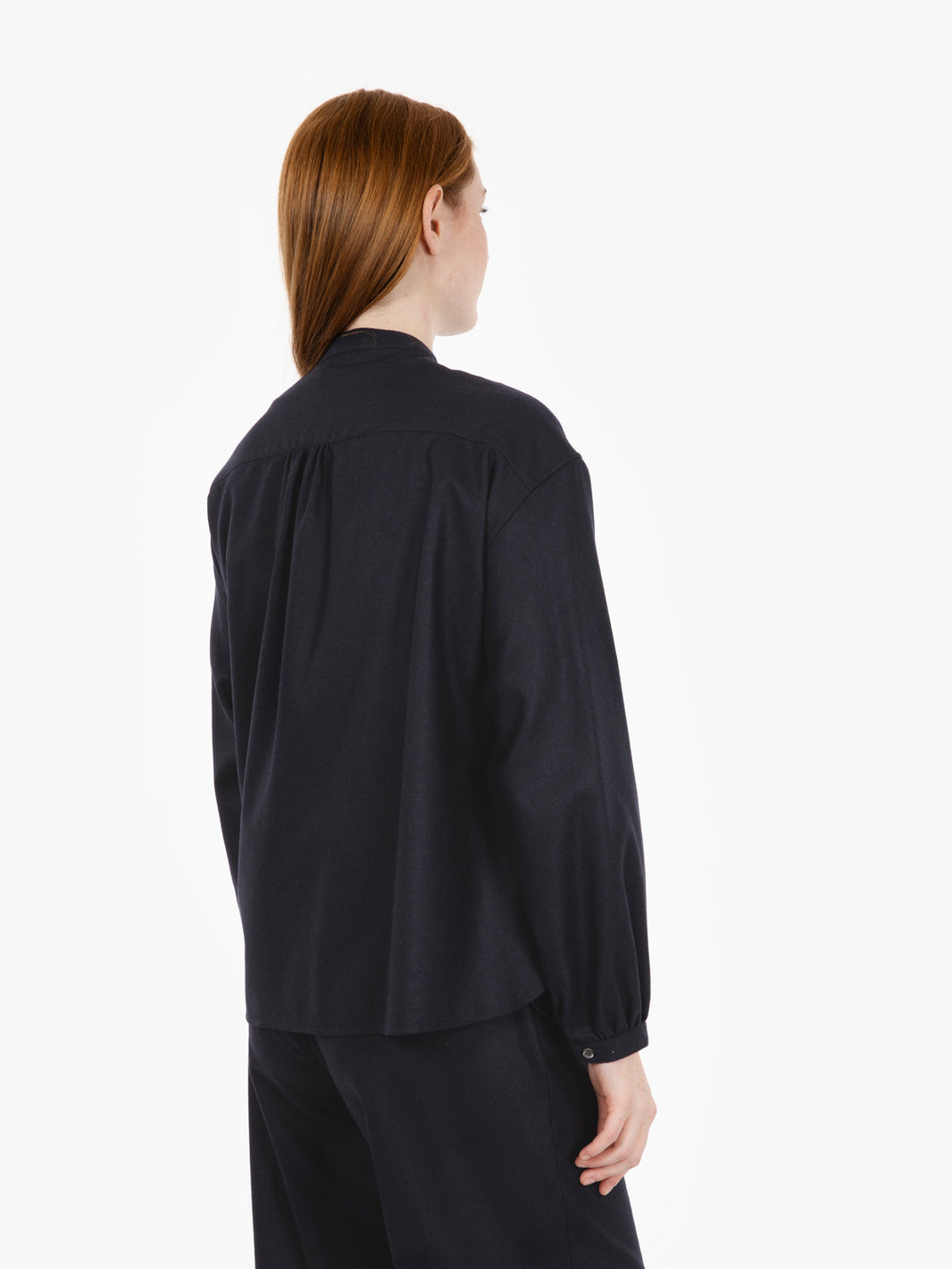 Fresh navy wool shirt