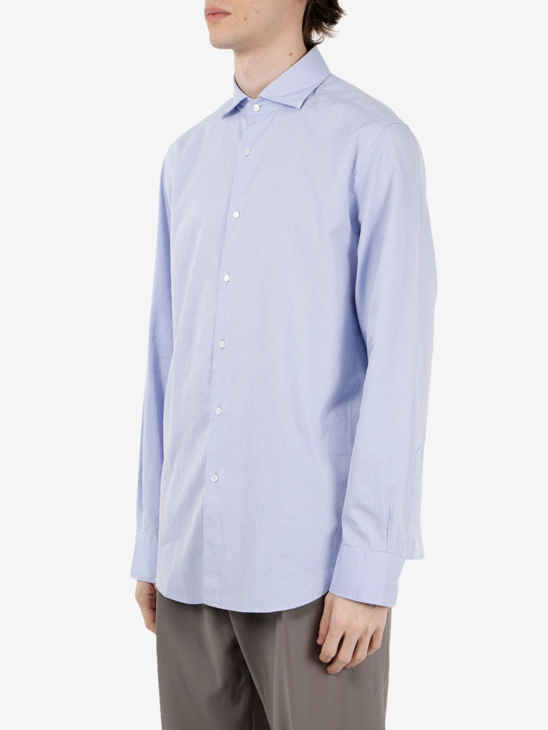 Blue pinpoint shirt