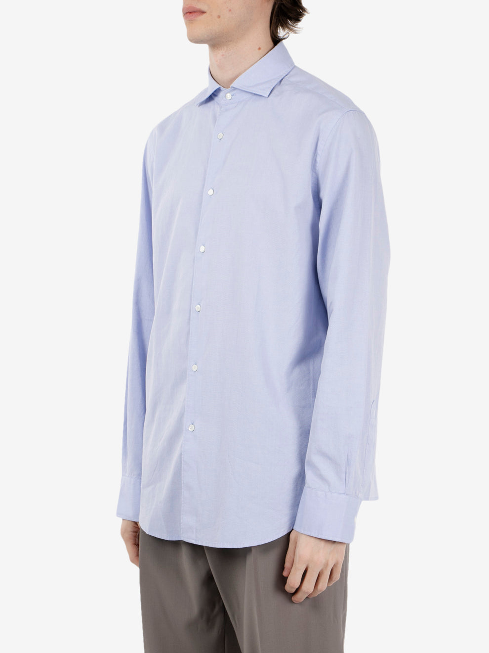 Blue pinpoint shirt