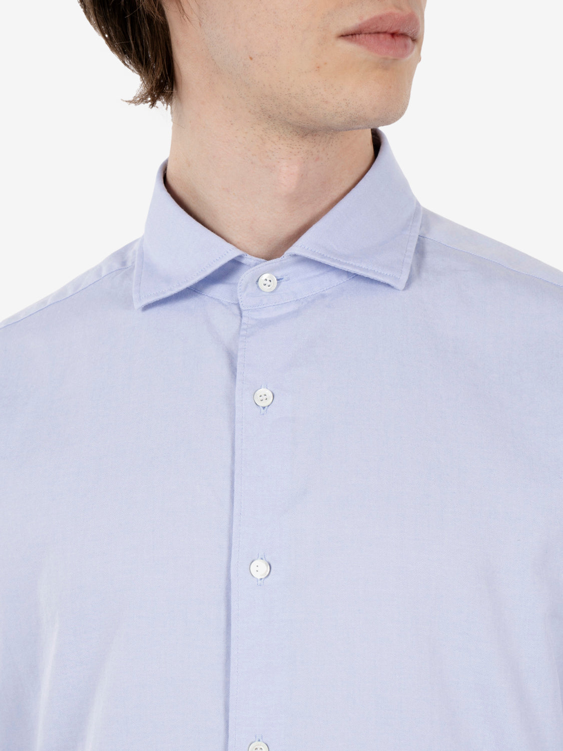 Blue pinpoint shirt