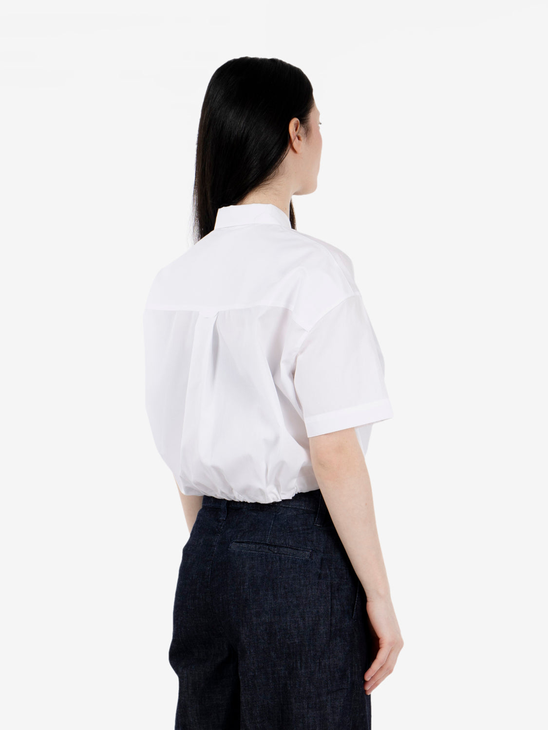 White poplin shirt