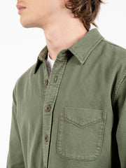 ASPESI - Camicia lyocell Ut verde