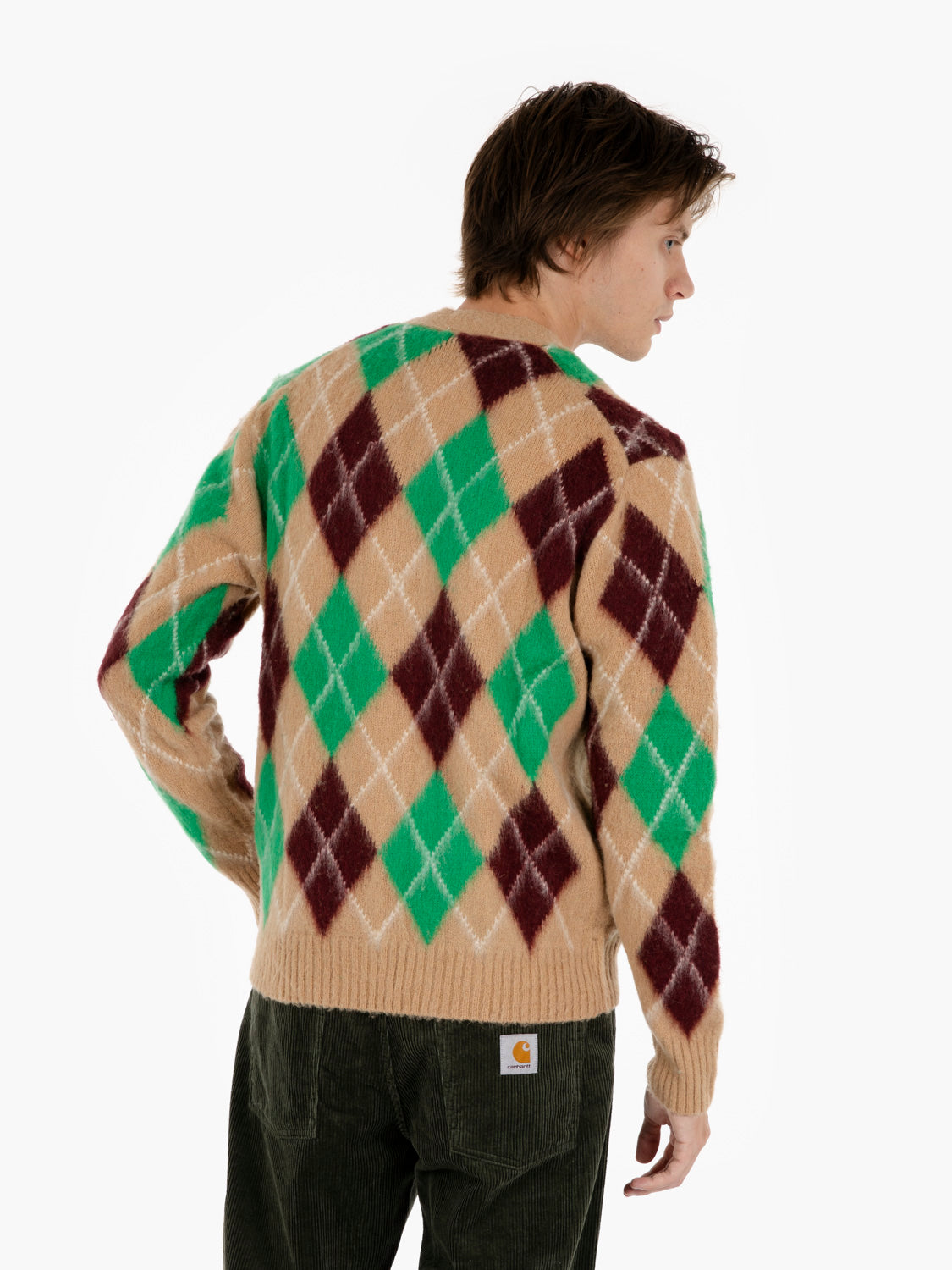 Camel wool cardigan