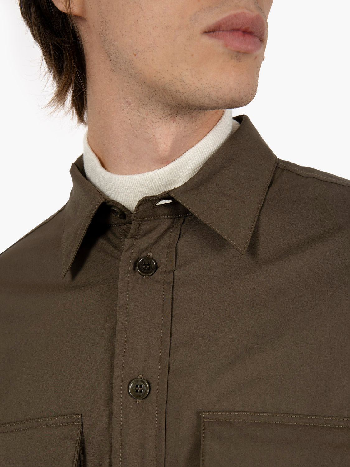 Giacca camicia Yoshitaka militare