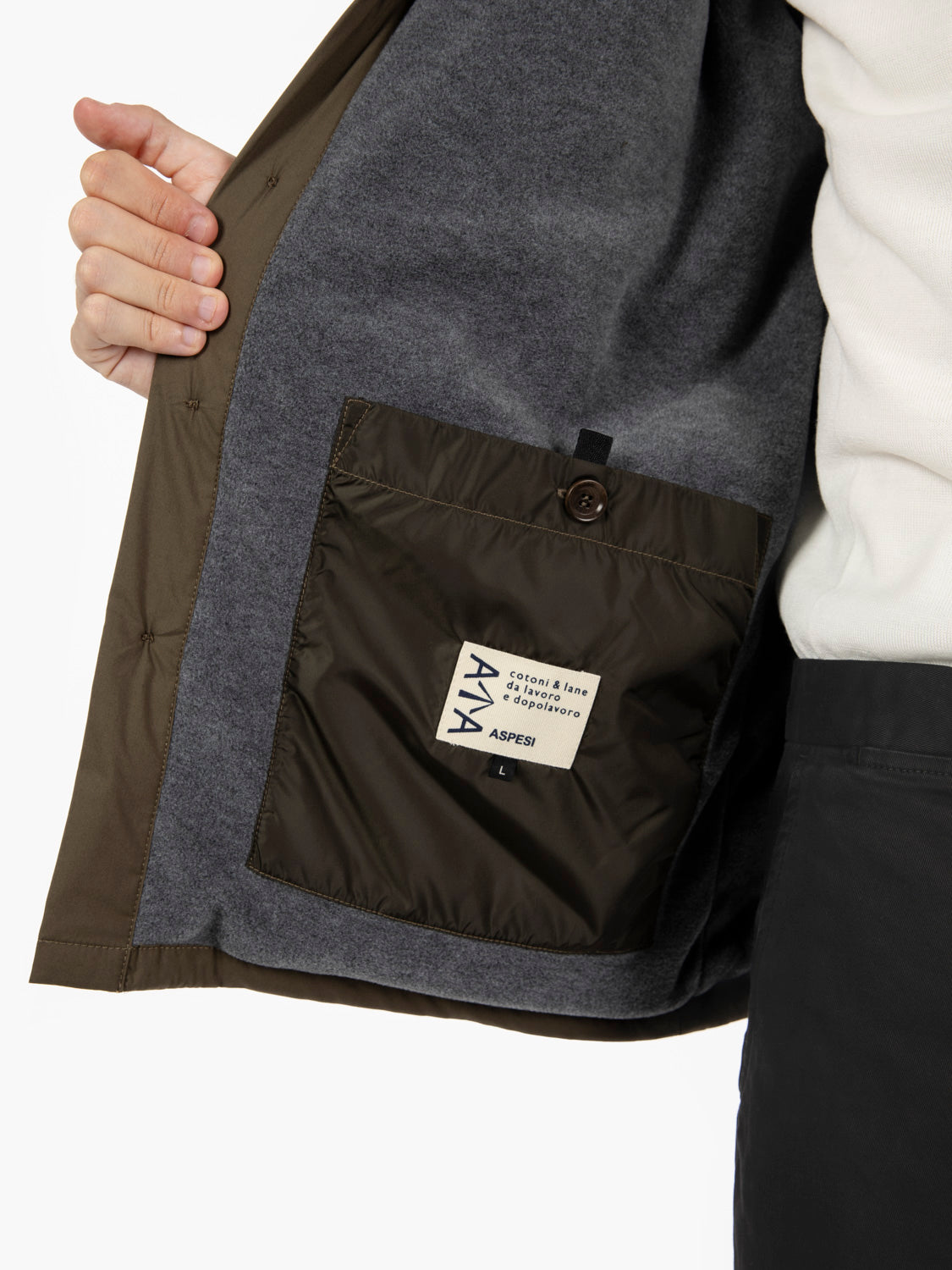 Giacca camicia Yoshitaka militare