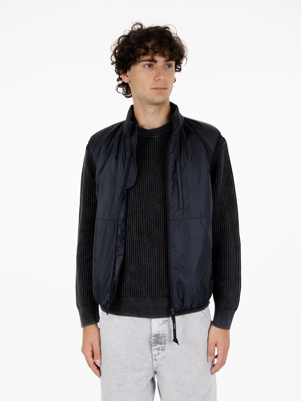 Gilet imbottito navy