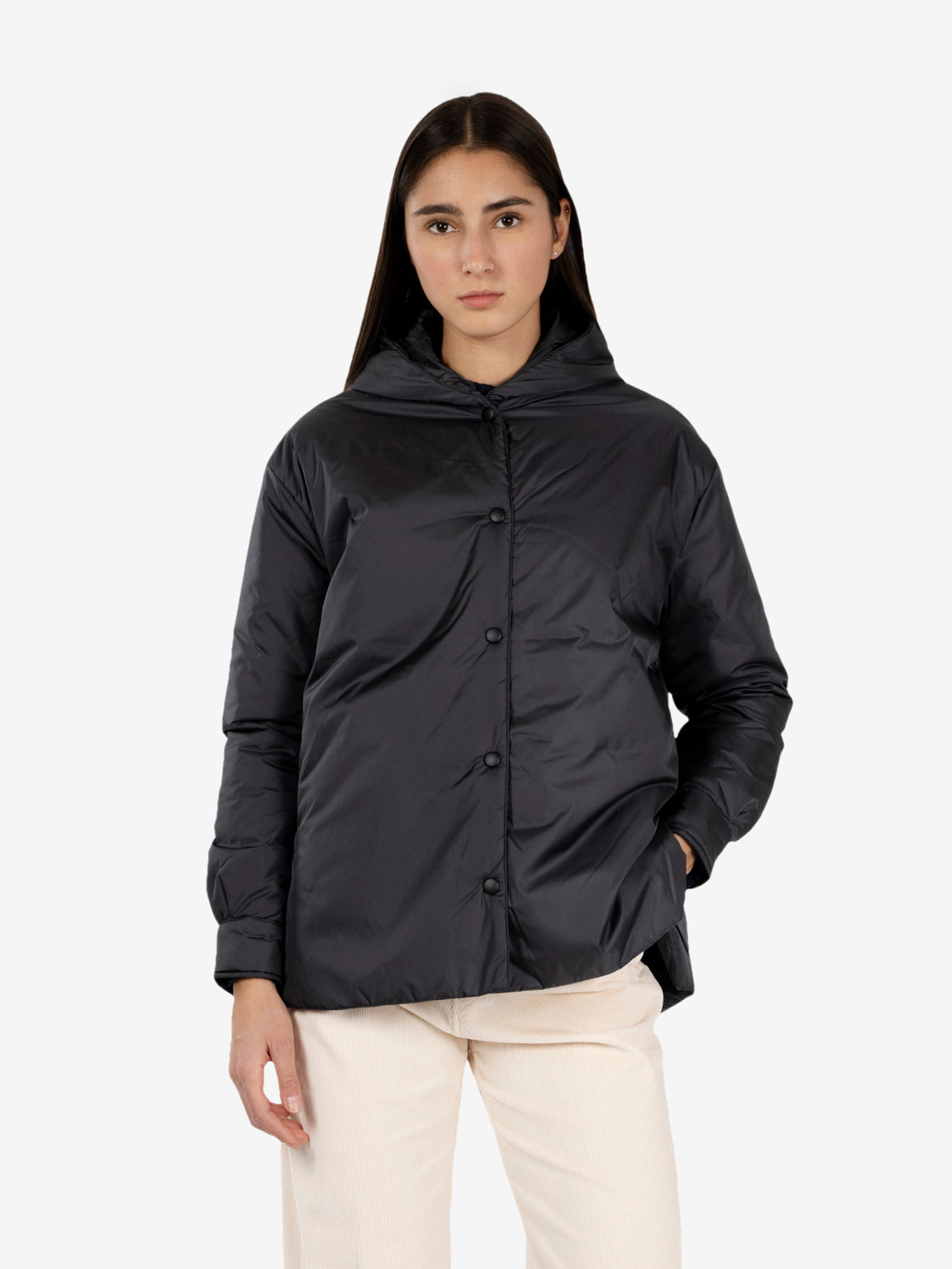 Beth jacket with grey hood