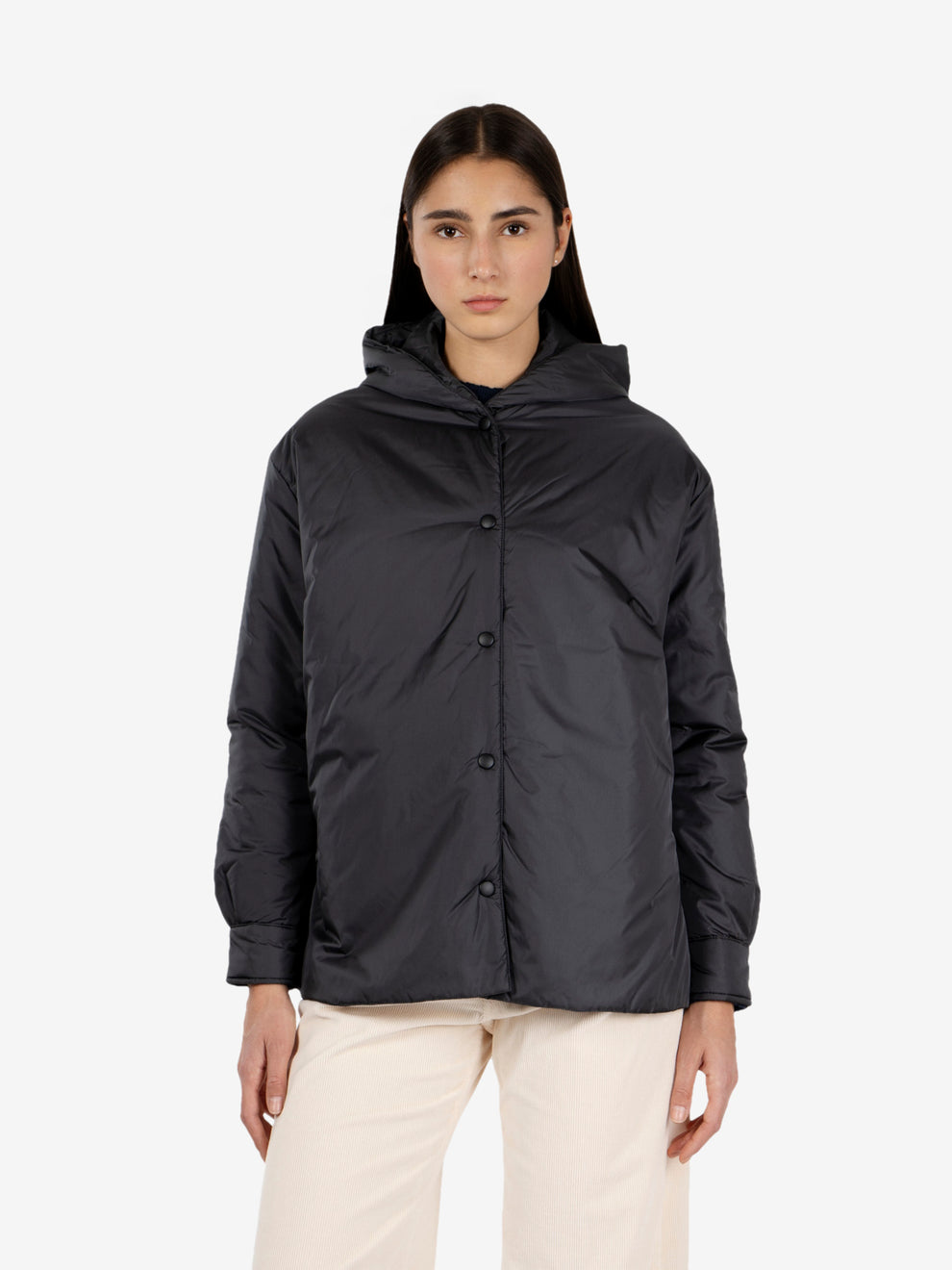 Beth jacket with grey hood