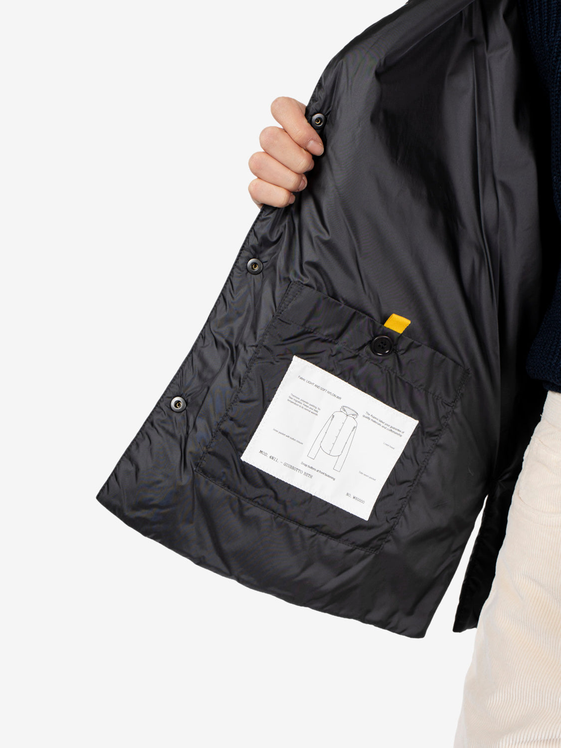 Beth jacket with grey hood