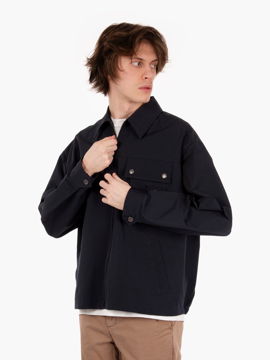 Navy Blue Haikili Jacket