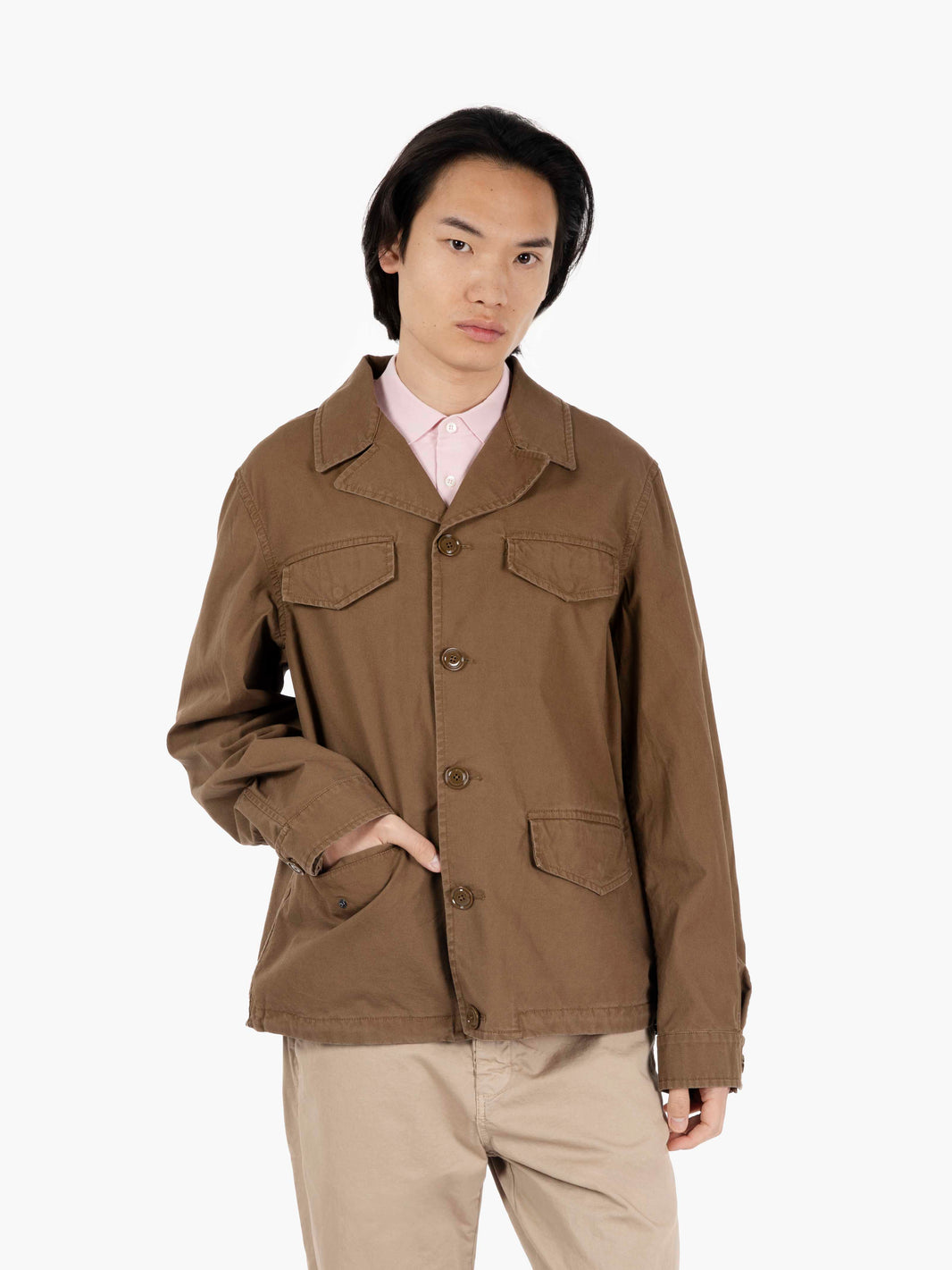 Mash tobacco canvas jacket