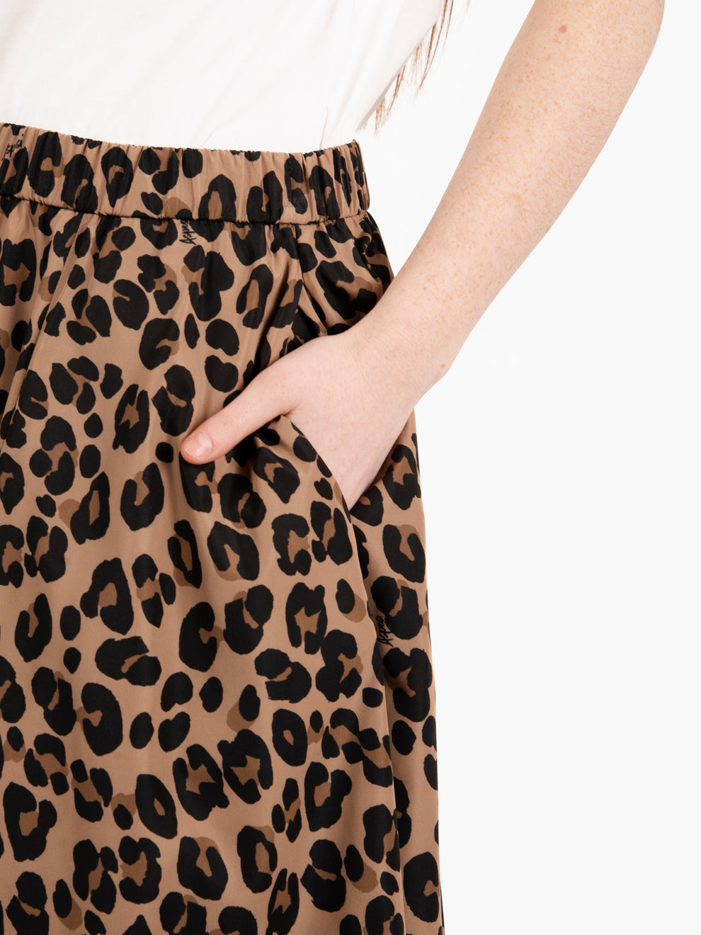 Wehi spotted midi skirt