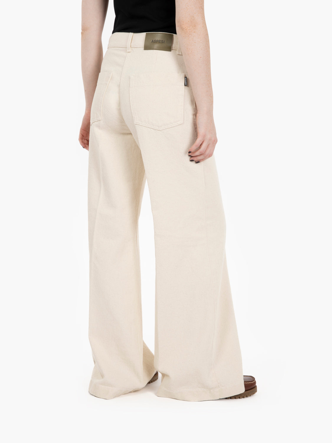 Palazzo jeans in butter bull