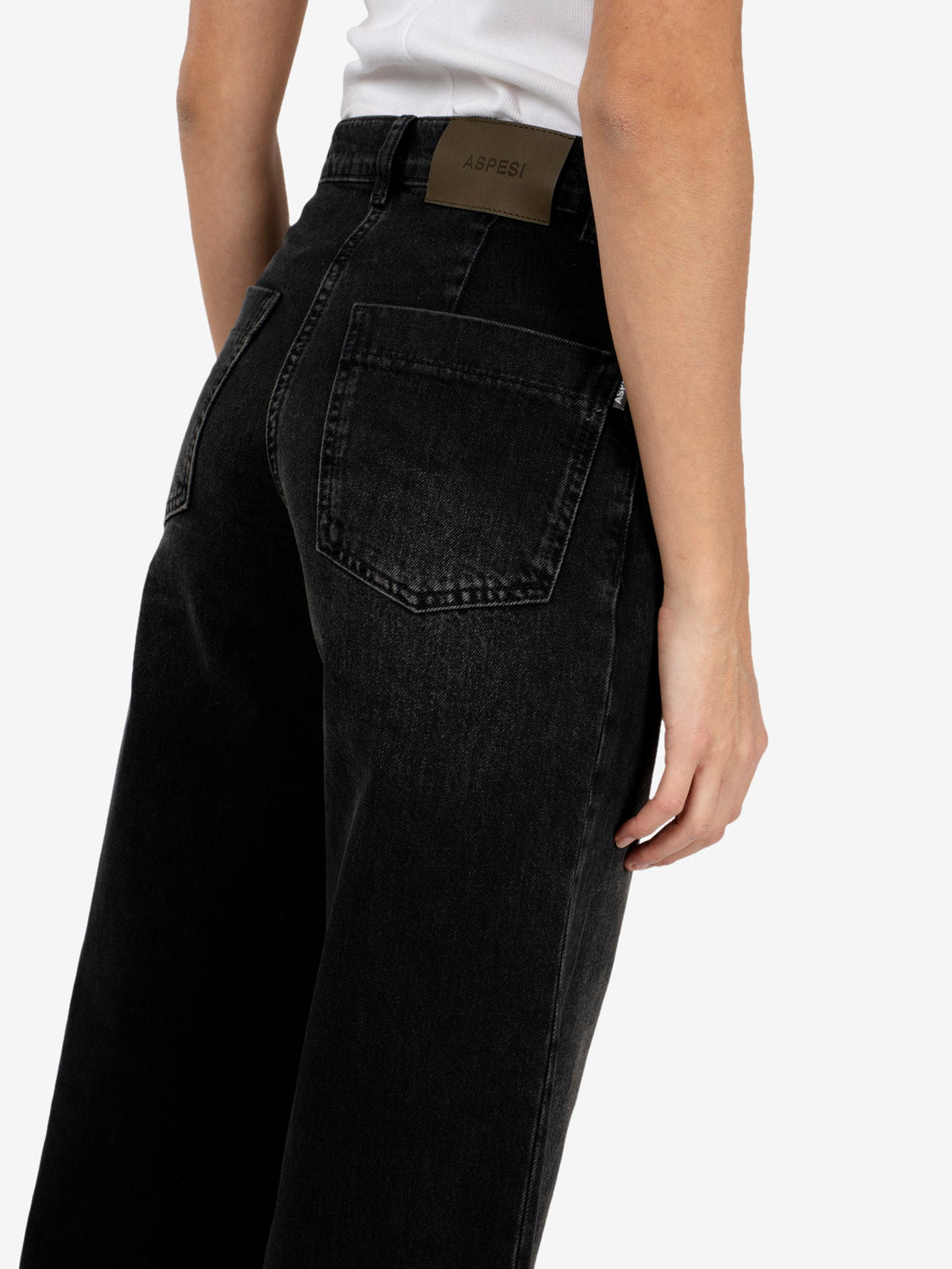 Black flared leg jeans